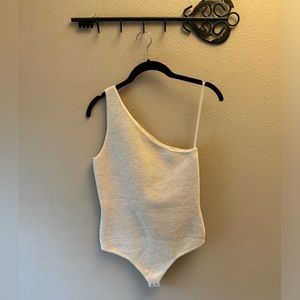 NWT Ivory Abercrombie Bodysuit Size Small